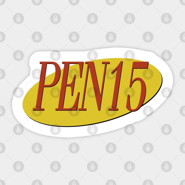 Pen15 mashup Sticker by karutees